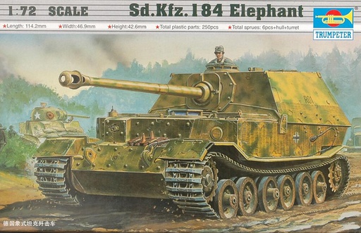 [TRUMPETER 7204  ] TRUMPETER 7204  1/72 Sd.Kfz. 184 Éléphant 