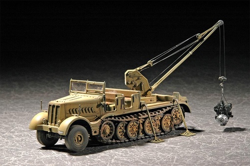 [TRUMPETER 7251  ] TRUMPETER 7251  1/72 Grue pivotante 6 t. sur wagon tracteur 
