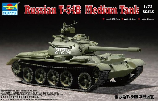 [TRUMPETER 7281  ] TRUMPETER 7281  1/72 T-54B Réservoir moyen 