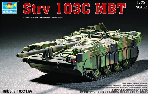 [TRUMPETER 7298  ] TRUMPETER 7298  1/72 Strv 103C MBT suédois 