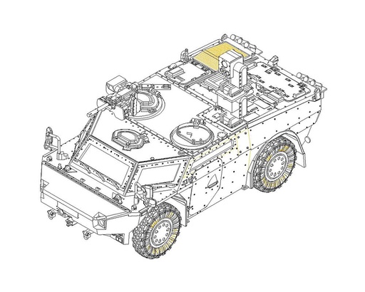 [TRUMPETER 7402  ] TRUMPETER 7402  1/72 Fennek LGS Bundeswehr (armée allemande) 