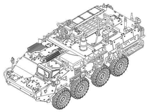 [TRUMPETER 7429  ] TRUMPETER 7429  1/72 M1135 Stryker NBC RV 