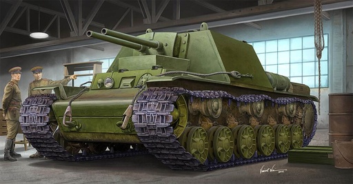 [TRUMPETER 9504  ] TRUMPETER 9504  1/35 KV-7, objet 227 