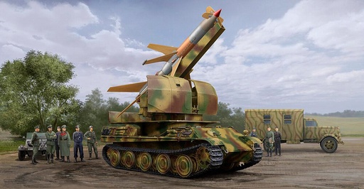 [TRUMPETER 9532  ] TRUMPETER 9532  1/35 Char antiaérien avec fusée antiaérienne 8,8 cm Rheintochter I 