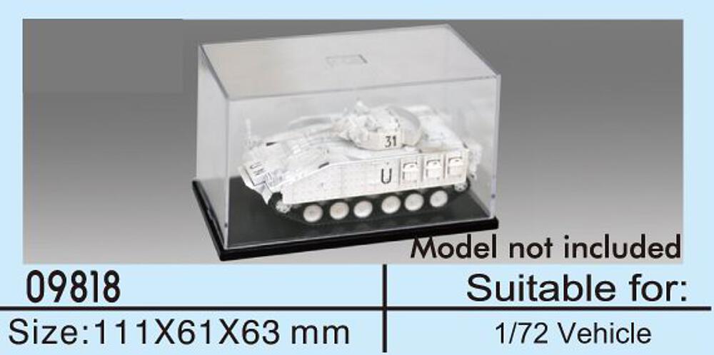 TRUMPETER 9818 Vitrine, 111x61x63 mm | Rail Modélisme Alsace