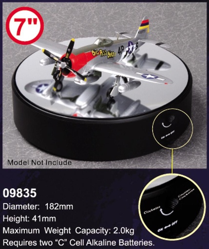 [TRUMPETER 9835  ] TRUMPETER 9835  Présentoir rotatif 182 x 42 mm 