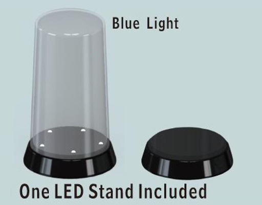 [TRUMPETER 9863  ] TRUMPETER 9863  Présentoir, couvercle bombé, avec LED, 84x115 mm 