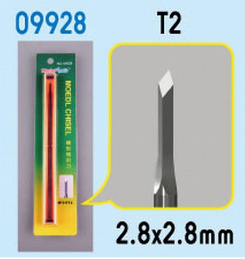 [TRUMPETER 9928  ] TRUMPETER 9928  Outil : burin T2 2,8 mm x 2,8 mm 