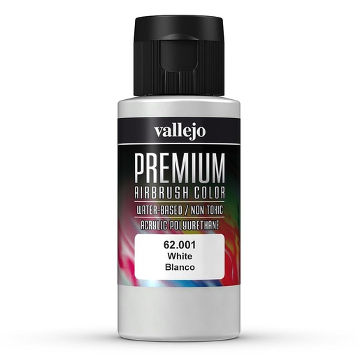 [VALLEJO 62001  ] VALLEJO 62001  Blanc, mat, 60 ml 