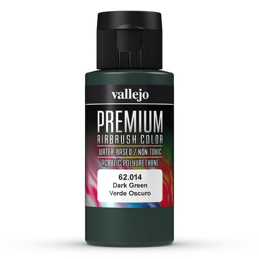 [VALLEJO 62014  ] VALLEJO 62014  Vert foncé, mat, 60 ml 