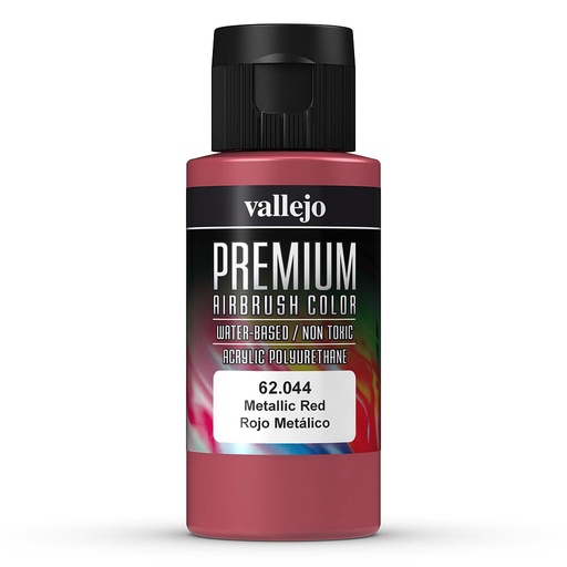[VALLEJO 62044  ] VALLEJO 62044  Métallique, rouge, 60 ml 