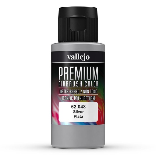 [VALLEJO 62048  ] VALLEJO 62048  Métallique, argent, 60 ml 