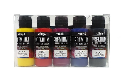 [VALLEJO 62104  ] VALLEJO 62104  Set de couleurs, couleurs Candy, 5 x 60 ml 