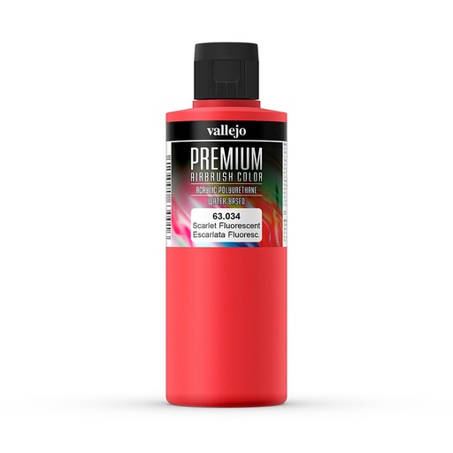 [VALLEJO 63034  ] VALLEJO 63034  Rouge écarlate, fluorescent, 200 ml 