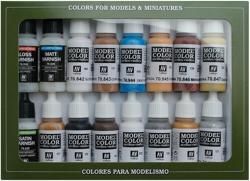 [VALLEJO 70102  ] VALLEJO 70102  Set de couleurs, Folkstone Specialist, 16 x 17 ml 