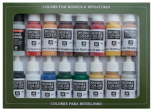 [VALLEJO 70148  ] VALLEJO 70148  Jeu de couleurs, Guerre civile américaine, 16 x 17 ml 