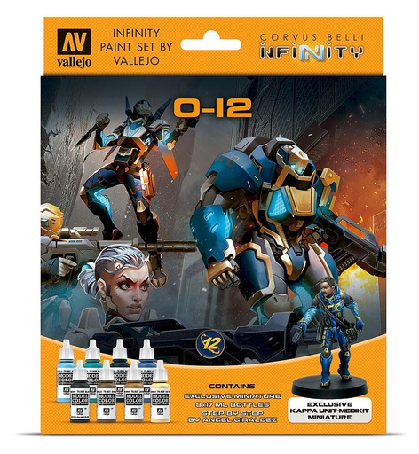 [VALLEJO 70239  ] VALLEJO 70239  Set de peinture, Infinity O-12, avec figurine 