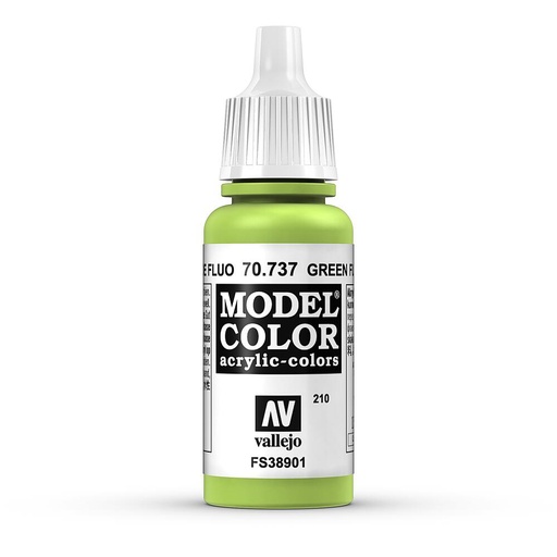 [VALLEJO 70737  ] VALLEJO 70737  Vert fluorescent, 17 ml 