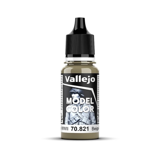 [VALLEJO 70821  ] VALLEJO 70821  Camouflage allemand, Beige WWII, mat, 17 ml 