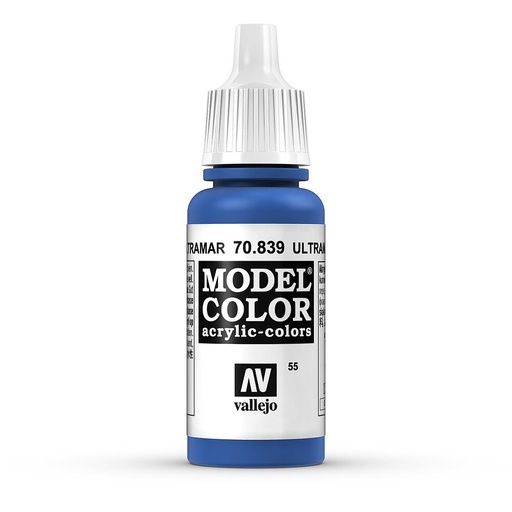[VALLEJO 70839  ] VALLEJO 70839  Bleu outremer, mat, 17 ml 