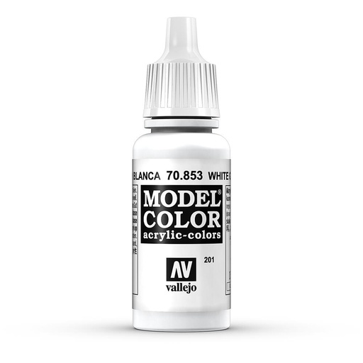 [VALLEJO 70853  ] VALLEJO 70853  Lasure, blanc, brillant, 17 ml 