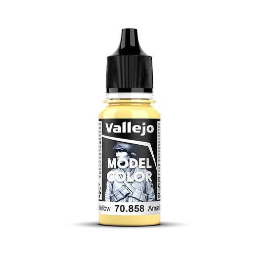 [VALLEJO 70858  ] VALLEJO 70858  Jaune glacé, mat, 17 ml 