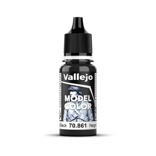 [VALLEJO 70861  ] VALLEJO 70861  Noir profond, brillant, 17 ml 