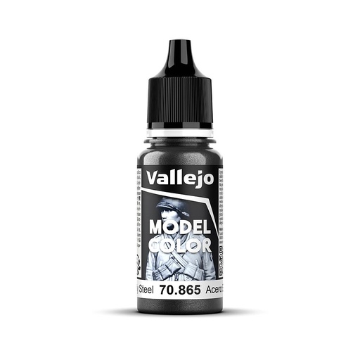 [VALLEJO 70865  ] VALLEJO 70865  Acier huilé, métallique, 17 ml 