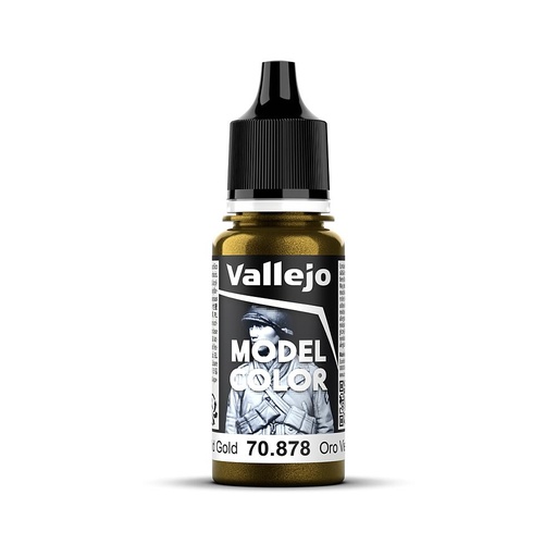 [VALLEJO 70878  ] VALLEJO 70878  Vieil or, métallique, 17 ml 
