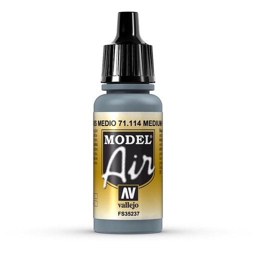 [VALLEJO 71114  ] VALLEJO 71114  Gris moyen, 17 ml 