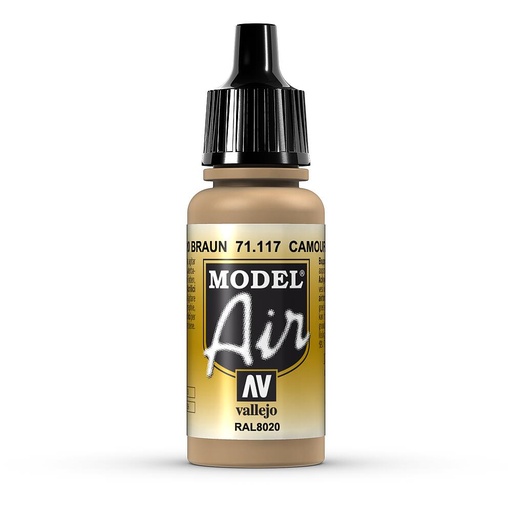[VALLEJO 71117  ] VALLEJO 71117  Camouflage, brun, 17 ml 