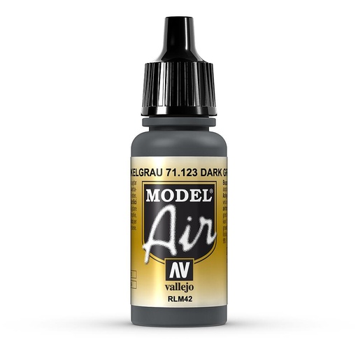 [VALLEJO 71123  ] VALLEJO 71123  Gris foncé, RLM 42, 17 ml 