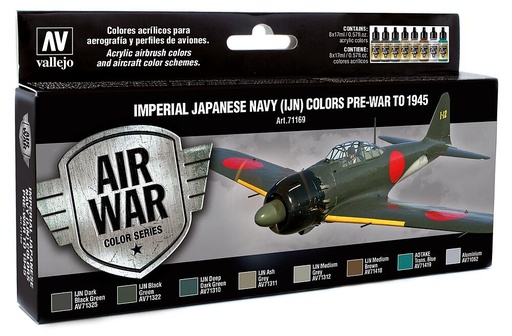 [VALLEJO 71169  ] VALLEJO 71169  Kit de peinture, Armée de l'air japonaise IJA Set 2 