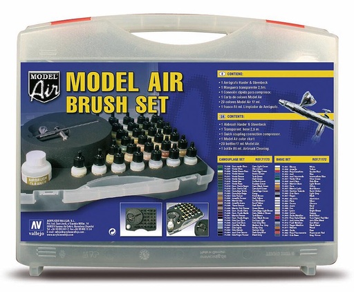 [VALLEJO 71172  ] VALLEJO 71172  Kit de couleurs Basis II 