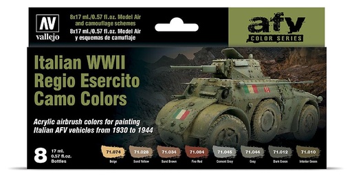 [VALLEJO 71645  ] VALLEJO 71645  Kit de peinture camouflage italien WWII 