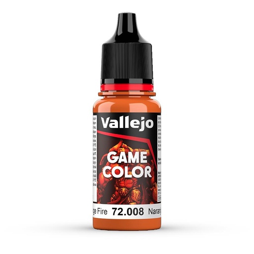 [VALLEJO 72008  ] VALLEJO 72008  Orange feu, 17 ml 