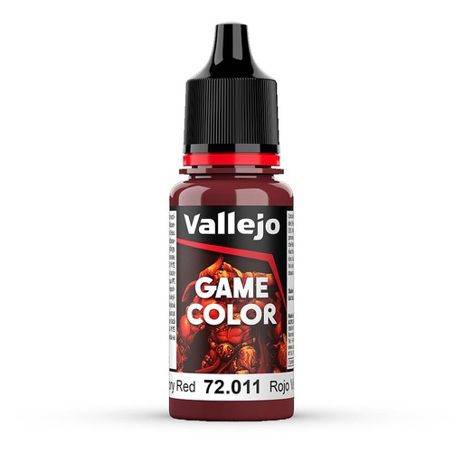 [VALLEJO 72011  ] VALLEJO 72011  Rouge sang, 17 ml 