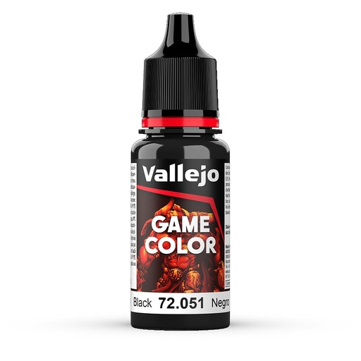 [VALLEJO 72051  ] VALLEJO 72051  Noir, 17ml 