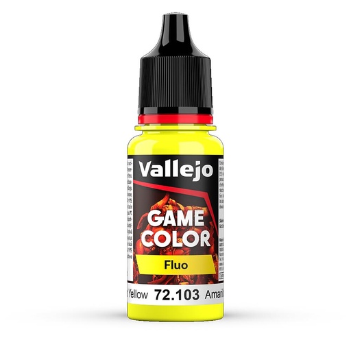 [VALLEJO 72103  ] VALLEJO 72103  Jaune fluorescent, 17 ml 