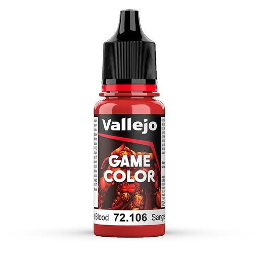 [VALLEJO 72106  ] VALLEJO 72106  Sang écarlate, 17 ml 