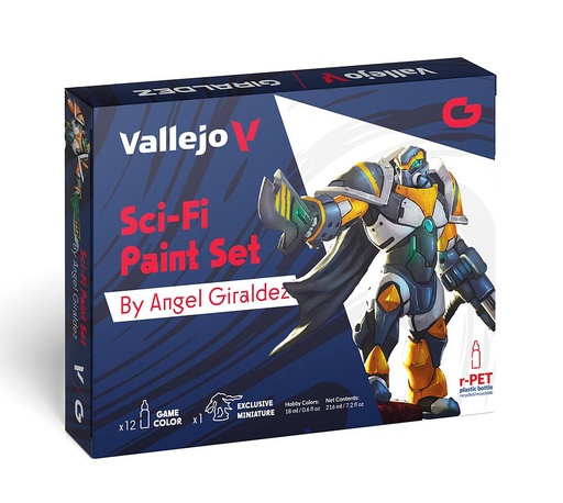 [VALLEJO 72313  ] VALLEJO 72313  Kit de peinture Sci-Fi Paint 