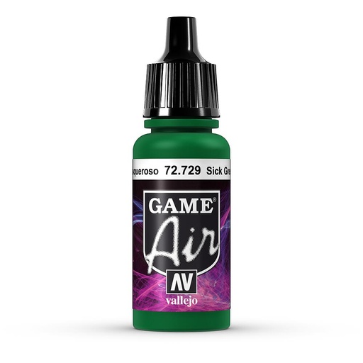 [VALLEJO 72729  ] VALLEJO 72729  Sick Green, 17 ml 