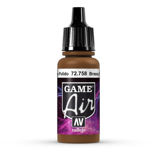 [VALLEJO 72758  ] VALLEJO 72758  Brassy Brass, 17 ml 