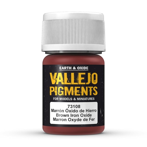 [VALLEJO 73108  ] VALLEJO 73108  Oxyde de fer, brun, 30 ml 