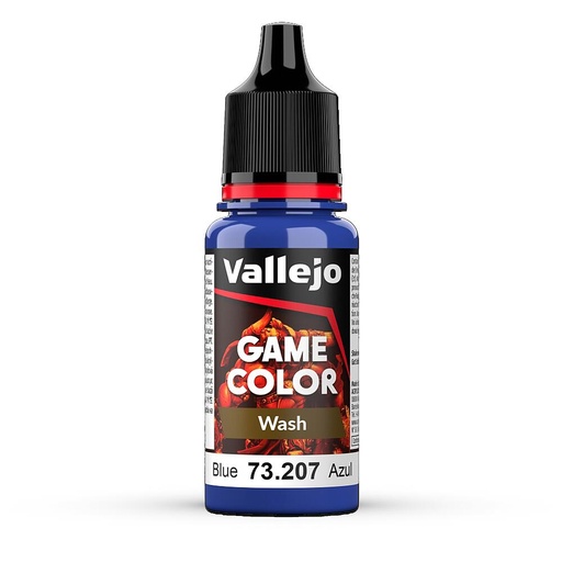 [VALLEJO 73207  ] VALLEJO 73207  Wash-Color, Bleu, 17 ml 