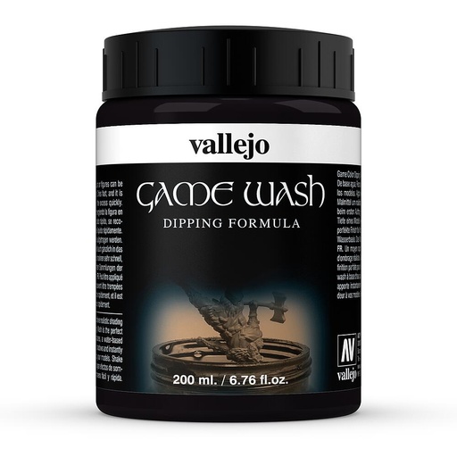 [VALLEJO 73301  ] VALLEJO 73301  Wash-Color, noir, 200 ml 
