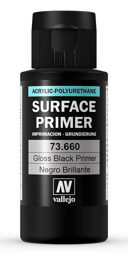 [VALLEJO 73660  ] VALLEJO 73660  Couche de fond, noir, brillant, 60 ml 