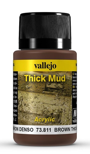 [VALLEJO 73811  ] VALLEJO 73811  Boue, marron, 40 ml 