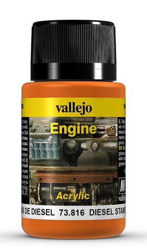 [VALLEJO 73816  ] VALLEJO 73816  Taches de diesel, 40 ml 