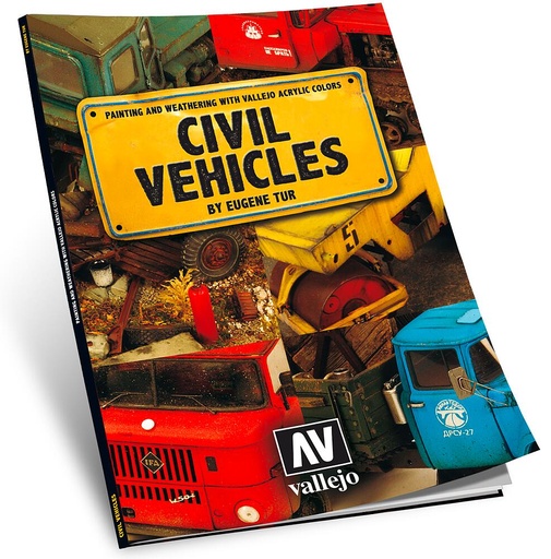 [VALLEJO 75012  ] VALLEJO 75012  Livre : Bemalung von zivilen Fahrzeugen (Peinture de véhicules civils), en anglais 